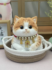 Squeezable Silicone Cat Toy Realistic Doll Stress Relief Birthday Gift for Girls Creative Prank Toy Suitable for All Ages