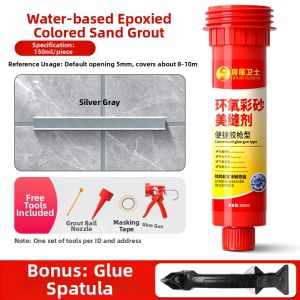 HOUSE GUARDS | Waterproof & Mildew-Resistant Epoxy Color Sand Grout for Tiles and Radiant Floor Heating