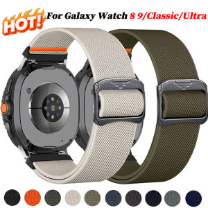 Nylon Band for Samsung Galaxy Watch 8 9 44 40mm 8Classic 46 Adjustable Replacement Bracelet Strap for Watch Ultra 47 Accessories