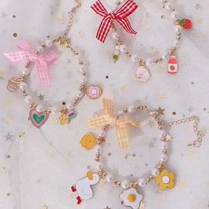 Vòng Cổ Hạt Ngọc Dễ Thương Cho Chó Mèo Thú Cưng