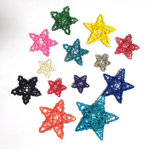 ตกแต่งร่มเรือสี่เหลี่ยมห้าแฉกสีสันสดใสสำหรับตกแต่งร้านค้าและโรงเรียน จี้ตกแต่งติดผนังแบบแขวนในอากาศ วัสดุไม้