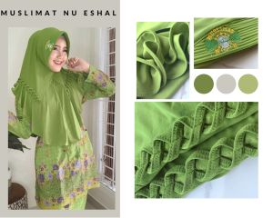 JILBAB MUSLIMAT NU ESHAL by SEQAA