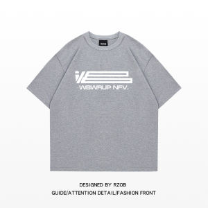 American Vintage Lazy Style Pure Cotton Short Sleeve T-Shirt Women Summer INS Striped Letter Casual Loose Top Streetwear