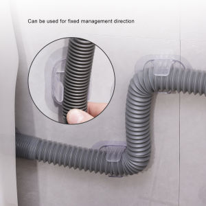 Bathroom Washing Machine Water Drain Pipe Clamp Hose Fixing Clip Versatile Pipeline Organize Tool