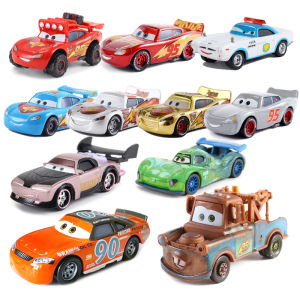Cars 3 Disney Pixar Toys New Golden Fire Rescue Car Lightning McQueen Jackson Storm Metal Alloy Diecast Boy Car Birthday Gift