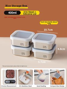 MEIDI | Preservation Food Container Stainless Steel 316 Meal Box