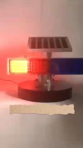 Solar Warning Strobe Lights Red And Blue Warning Strobe Lights Road Traffic Safety Flash Lights