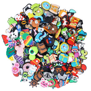 Disney | 30/50/100/pcs Random Series Shoe Charms Set For Clogs Bogg Bag Bubble Slides Sandals PVC Shoe Decorations Beach Bag
