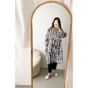 Tunik Jumbo LD 110-140 Katun Rayon & Tunik Wanita Terbaru 2024 Motif