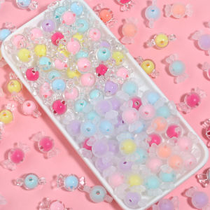 50-100pcs/lot Candy Spacer Beads Color Acrylic Beads For Jewelry Making DIY Jewelry Necklaces Handicrafts Accessories