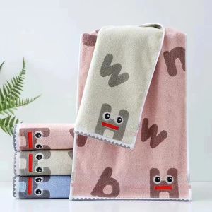 Cotton Color Woven Absorbent Thick Face Towel