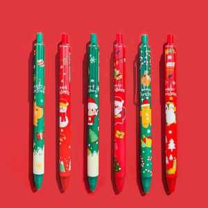 【Clearance Sale】4Pcs Christmas 0.5mm Pressed Gel Pen for Kids Children Stationery School Office Suppliers