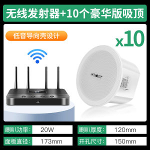 SAST K4-Pro Wireless Bluetooth In-ceiling Speaker Embedded Background Music Stereo Soundbox for Commercial Use And Home Theater