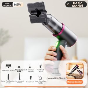 HULIXU | Pet Hair Remover Wireless Vacuum Cleaner