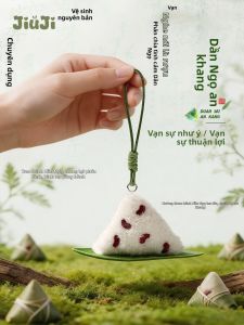 JIUJI | Trang Trí Bánh Zongzi Bằng Lông Mềm Lễ Hội