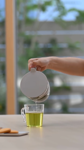 Bình trà thủy tinh chịu nhiệt nắp lưới lọc đa năng Hario Easy Tea Pot MULTEA 400ml OTPM-40-PGR