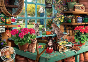 Ravensburger Adult Puzzle 1000 Pieces Curious Little Cat Theme Difficult Intellectual Puzzle for Men and Women