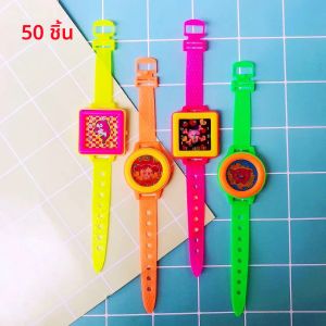 50ชิ้น3D นาฬิกาของเล่นเด็กอุปกรณ์ของขวัญวันเกิดสำหรับเด็กฟิลเลอร์พินาต้าอีสเตอร์กระเป๋า kado Kecil ธีมกีฬารางวัลสำหรับงานเลี้ยง