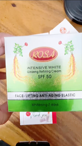 KEM ROSA NHÂN SÂM ĐỎ - ROSA INTENSIVE WHITE GINSENG REFINING CREAM 20G - Chống Lão Hóa - Trắng Da