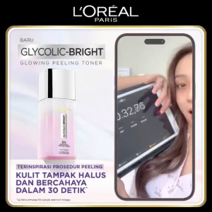 L'Oréal Paris Glycolic Bright Peeling Toner: Toner Peeling untuk Wajah