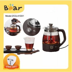 Bear ZCQ-A10X1 Teapot Health Pot 1L Steam Spray Glass Thickened Small Mini Office Steamer Tea Maker Electric Kettle