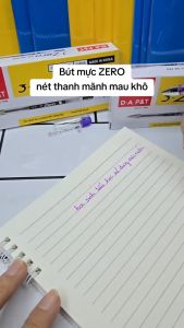 Bút Gel 3-Zero Dong-A Ngòi 0.38mm Viết Bi Có Mùi Thơm Viết Mực Đều Nhanh Khô