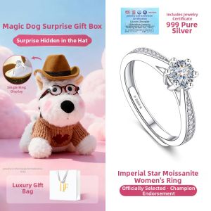 East Beauty | 999 Silver Couples Moissanite Rings Engagement Wedding Commitment Gift