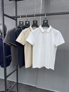 Áo Thun Nam Cổ Polo Thêu Tay Ngắn Mùa Hè Thoáng Khí Thoải Mái Thường Ngày Thời Trang Thành Phố Thường Ngày