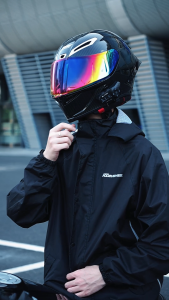 Komine Thicken Breathable Reflective Raincoat set for men women Adult universal rainproof Jacket