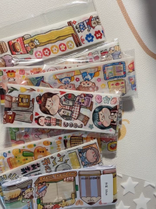 Ultra Value Adhesive Tape Cute Small Mashed Potato Flavor Wish Ball Yu Xian Brand Scrapbooking Supplies Business Culture Goods