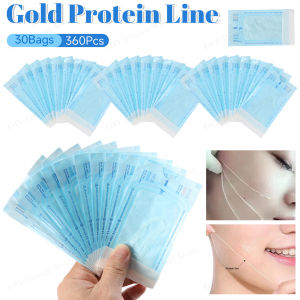 Anti-wrinkle Gold Protein Line Absorbable Firming Anti-Aging Fade Fine Line No Needle Collagen Face Lifting Thread Wrinkle Remov