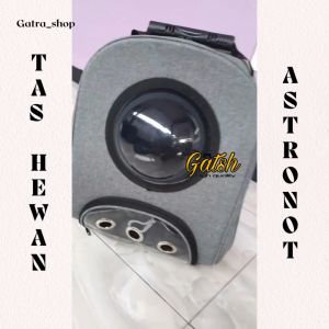 TAS KUCING RANSEL HEWAN ASTRONOUT TRANSPARAN PREMIUM by Gatsh