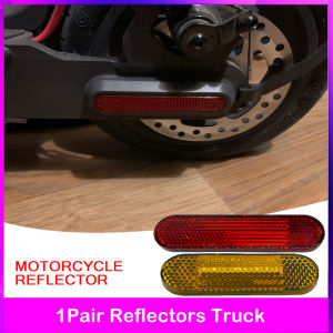 1Pair Reflectors Truck Plastic Reflectors Motorcycle ATV Dirt Bike Car Reflector Safety Warning Fork Reflectors Motorcycle Electric Motorcycle Reflector Warning Lights on Both Sides