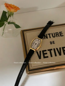 Retro KWAN Quartz Watch for Women with Stylish Retro Design Luxurious Leather Strap Shock Resistant Mineral Glass Mirror