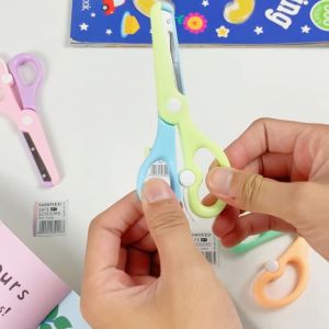 SAMOYED SC-SF7 Gunting Plastik Aman Anak / Ujung Bulat / Tumpul / Child Safety / Safe / Rounded Plastic Scissors