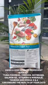 Kat Jerry Makanan Kucing Penambah Rasa berperisa Ikan Tuna & Ayam 9KG 猫粮食物