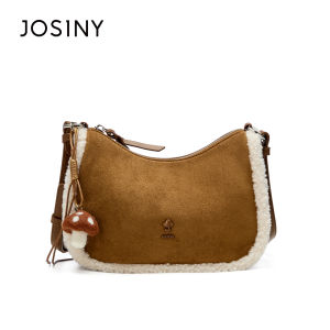 Josiny | Retro Multi-Purpose Womens Plush Shoulder Bag Crossbody and Hand Carry Pillow-shaped