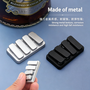 Zinc Alloy EDC Fidget Toy Piano Key Push Seesaw Metal Square Slider Stress Relief Click Coin Desk Toy for Adult Relaxation Gift