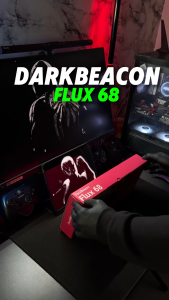 DarkBeacon Blade 68 8000Hz Silent Hotswap 65% Gasket Mount RGB Linear Switch – Zero Delay Gaming Keyboard for Valorant CS2 FPS Esports