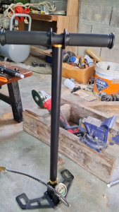 สูบลมแรงดันสูง 45mpa 6000psi สูบแรงดันสูงpcp สูบแรงดันสูง 6000psi 45MPA ปั๊มมือสำหรับพีซีพีอากาศ เรือยาง  พับได้ แรงดันสูง PCP 3 Stage สูบลมจักรยาน Tungsten steel stage hand pump