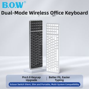B.O.W | Bluetooth Dual Mode Silent Keyboard Mouse Set