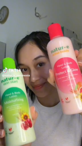 Natur-E Active Beauty Hand & Body Lotion Protect & Glow 100ml - SKIN START - Body Lotion Untuk Kulit Kering Kusam| Vitamin E dan Ekstrak Pomelo