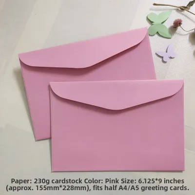 Blank No-text High-grade Imported Kraft A5 Envelope