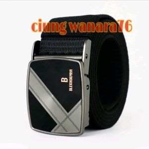 COD ikat pinggang terbaru blekhok gesper sabuk pria nylon canvas sabuk berkualitas premium