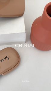 Sara Sara Cristal Sandal Flat Wanita Glitter Tinggi 2cm Warna Netral/Floral/Biru Tua/Blue Grey