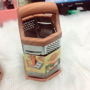 6-Sided Blades Vegetables Grater 9Inch Stainless Steel Box Grater for Cheese Vegetables Ginger