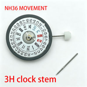 High Precision Chinese Made NH35 NH36 Mechanical Movement Single/Double Calendar Japanese NH35/36 Movement Replacement Parts 2
