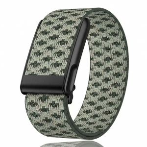 Suitable for Whoop 5.0/5.0MG Casual Nylon Sports Wristband Strap Cashmere Wool Elastic Replacement Wristband With Metal Frame