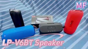 Super Bass LP V6 Bluetooth Speaker Soundbar Mobile PhonePortable PlayerComputerAux Radio