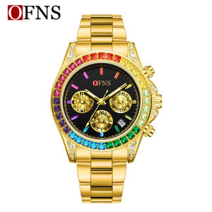 OFNS Luxury His and Hers Couple Watches with Luminous & Chronograph | “Stella” Matching Set Capture Your Time in Love